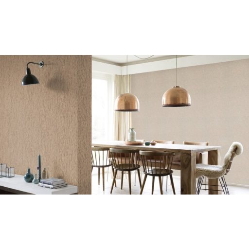 Rasch Composition 554151 Natur sürü tömött megjelenítésű füvek barna arany fénylő mintafelület tapéta