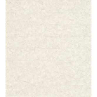   Rasch Composition 554311 Grafikus keresztező vonalak texturált fehér világosszürke enyhe gyöngyházfény tapéta