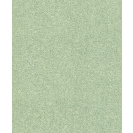 Rasch Composition 554472 Natur Egyszínű textilstruktúra pasztellzöld ezüst enyhe csillogás tapéta