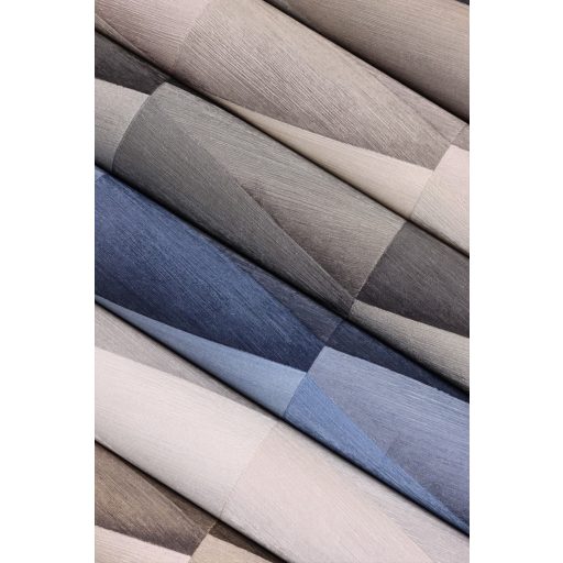 Rasch Composition 554618 Geometrikus 3D szálcsiszolt felület kifinomult színátmenet törtfehértől a bézs és szürkéig tapéta