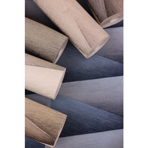 Rasch Composition 554632 Geometrikus 3D szálcsiszolt felület kifinomult színátmenet világos bézstól a barnásszürkéig tapéta