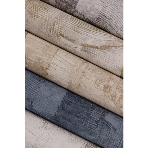 Rasch Composition 554762 Grafikus extravagáns minta texturált változatos struktúra krémfehér bézs és barna árnyalatok arany tapéta