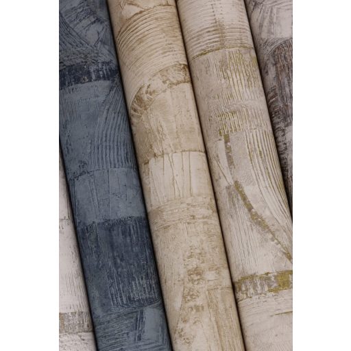 Rasch Composition 554779 Grafikus extravagáns minta texturált változatos struktúra törtfehér szürke árnyalatok bronz tapéta