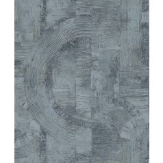   Rasch Composition 554786 Grafikus extravagáns minta texturált változatos struktúra világos és sötétkék ezüst tapéta