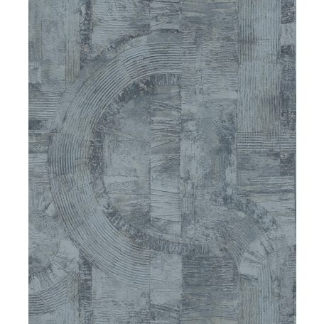 Rasch Composition 554786 Grafikus extravagáns minta texturált változatos struktúra világos és sötétkék ezüst tapéta