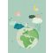 Rasch Studio Onszelf Stories 557565 Gyerekszobai a Föld gyermeki fantáziával kékeszöld sárga kék szines falpanel