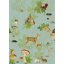Rasch Studio Onszelf Stories 557640 Gyerekszobai az erdő lakói világoskék zöld szines falpanel