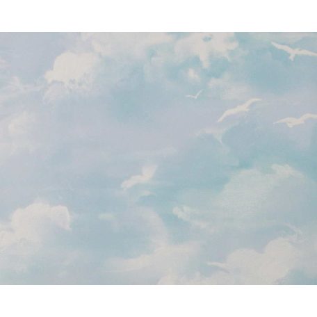 As-Creation Dekora Natur 6, 5604-14  felhős kék fehér tapéta