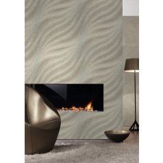   Marburg Luigi Colani Evolution/Jubileum 175, 56307 Grafikus hullámminta barna arany és ezüst tónus tapéta