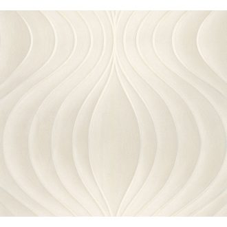   Marburg Luigi Colani Evolution 56324 Grafikus exkluzív hullámminta krémszín tónus fémes hatás tapéta 