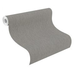   Finoman csillogó egyszínű melírozott antracitszürke tapéta