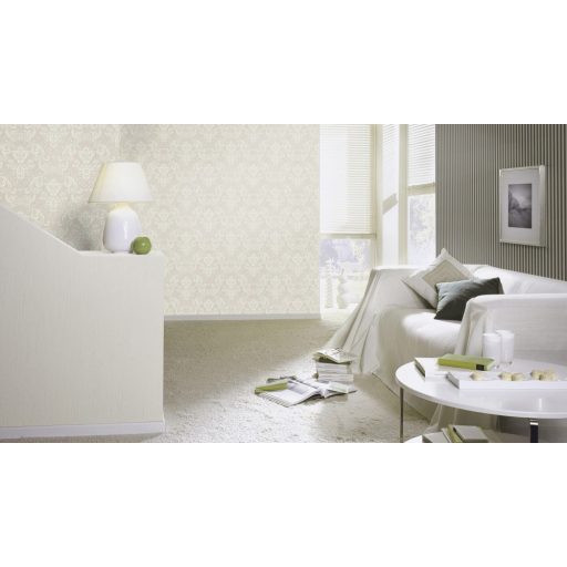 Csillogó hatású nemes dekoráció klasszikus csíkos minta antracit bézsarany  tapéta