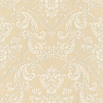   Francia hangulatú pazar barokk minta pasztell bézs krém csillogó hatás tapéta