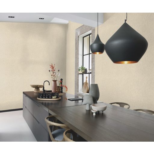 Természetes stílus nagyszerű fa szemcsés jellegű textúra meleg krémes bézs tónus tapéta