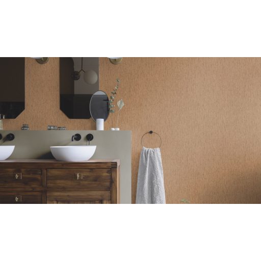 Természetes stílus nagyszerű fa szemcsés jellegű textúra aranybarna és mézszín tónus tapéta