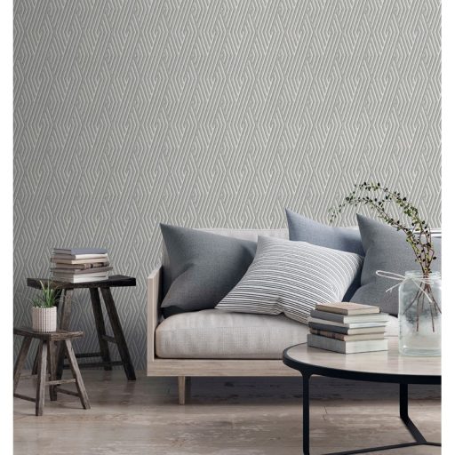Ugepa Galactik 574719 (L94719) Geometrikus grafikus 3D szürke szürkésbarna ezüst tapéta
