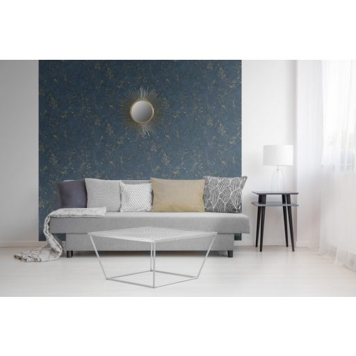 Ugepa Reflets E85501 (575501) Natur márványmintázat kék árnyalatok arany tapéta