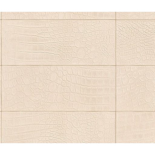 Rasch Cosmopolitan 576153 Natur krokodílbőrben a téglafalon krémszín tapéta