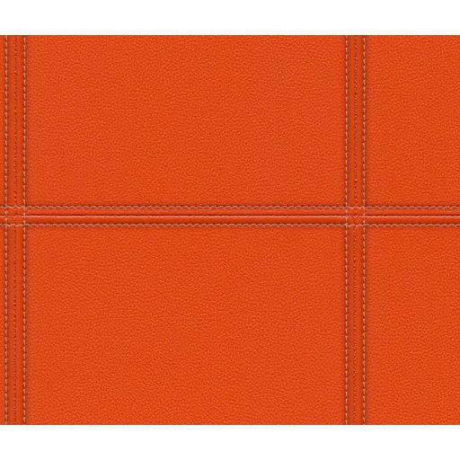 Rasch Cosmopolitan 576405 Natur szemcsés bőrminta túzött varrással narancs barna tapéta