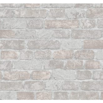   Marburg Imagine 58410 Natrur Ipari design 3D téglaminta szemcsés struktúra szürke rózsaszín tapéta