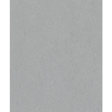 Absztrakt levélminta textil háttéren szürke és ezüst tónus fémes csillogó hatás tapéta
