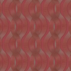   Marburg Colani Legend 59805  geometrikus "láncfonat" minta vörös vörösesbarna arany fémes hatás tapéta