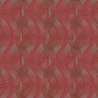   Marburg Colani Legend 59805  geometrikus "láncfonat" minta vörös vörösesbarna arany fémes hatás tapéta