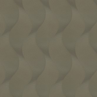   Marburg Colani Legend 59807  geometrikus váltakozó szélességű hullámminta 3D zöld szürkészöld fémes hatás tapéta