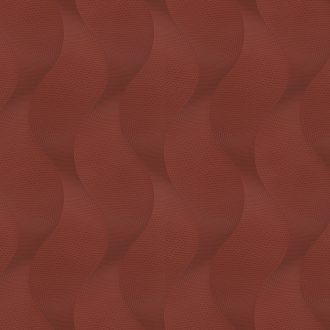   Marburg Colani Legend 59809  geometrikus váltakozó szélességű hullámminta 3D vörös barnásvörös réz fémes hatás tapéta