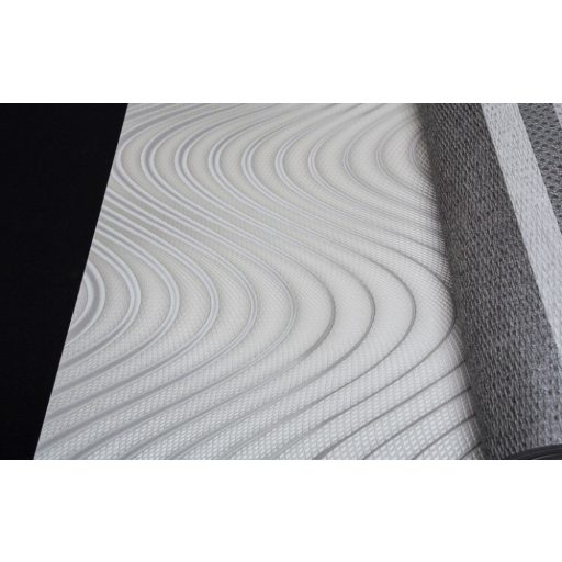 Marburg Colani Legend 59824  design tipikus Colani görbe 3D krémszürke szürke ezüst fémes hatás tapéta
