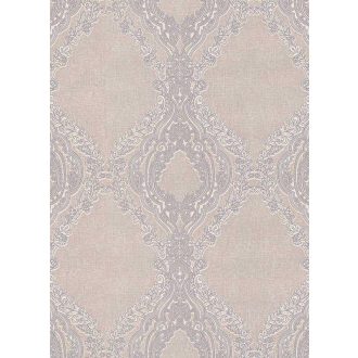   Erismann Secrets 5990-09 Klasszikus barokk díszítőminta bézs lila ezüst finom fény tapéta