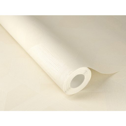 Finom vonalakkal kialakított kreatív és művészi geometriai design homokszín és finom fehérezüst tónus tapéta