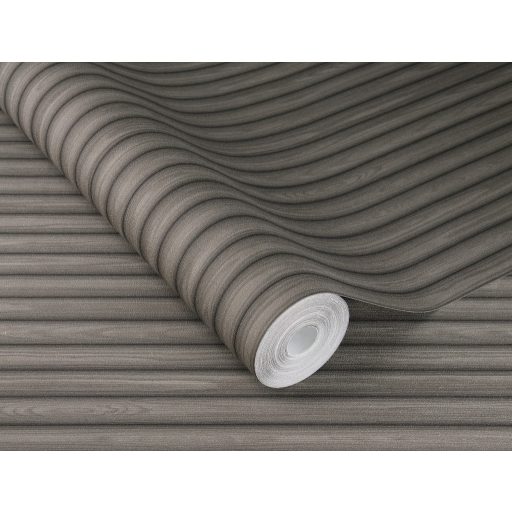 Természetes és elegáns falpanel minta finom szemcsézettel és 3D hatással (ívekkel) sötétszürke és antracit tónus tapéta