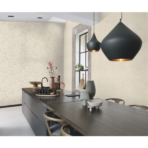 Sokoldalú tehetség! Autentikus és természetes szemcsés kő/márvány design világos homokszín szürke és fémes rézszín tónus tapéta