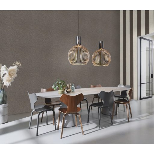 Sokoldalú tehetség! Autentikus és természetes szemcsés kő/márvány design sötétszürke antracit és fémes rézszín tónus tapéta