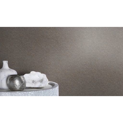 Sokoldalú tehetség! Autentikus és természetes szemcsés kő/márvány design sötétszürke antracit és fémes rézszín tónus tapéta