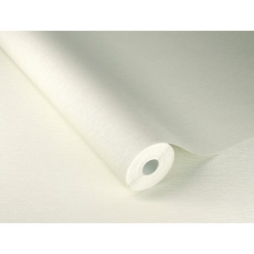 Kifinomult vonalmintázatú strukturált egyszínű minta krém/krémfehér tónus fémes hatás tapéta