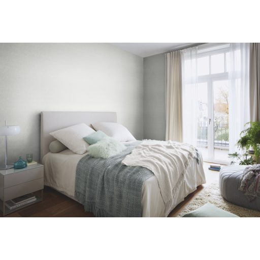 Kifinomult vonalmintázatú strukturált egyszínű minta ezüst/ezüstszürke tónus fémes hatás tapéta