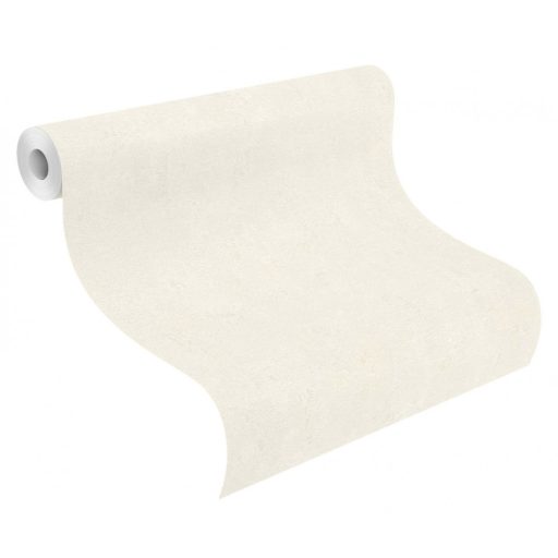 Vintage nyers vakolatminta krémfehér finom ezüst akcentusok tapéta