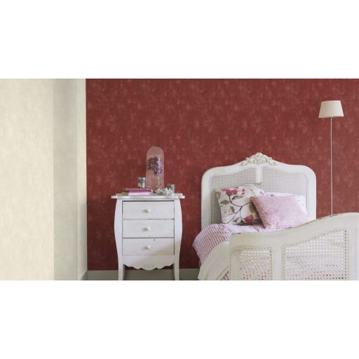 Vintage nyers vakolatminta meleg bézs finom ezüst akcentusok tapéta