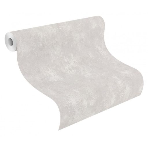 Vintage nyers vakolatminta világosszürke finom ezüst akcentusok tapéta