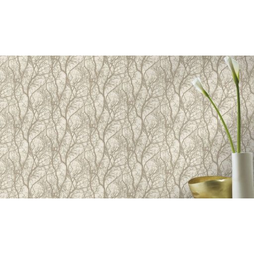 Rasch #tapetenwechsel 633245  natur faágak krémfehér arany bronz tapéta