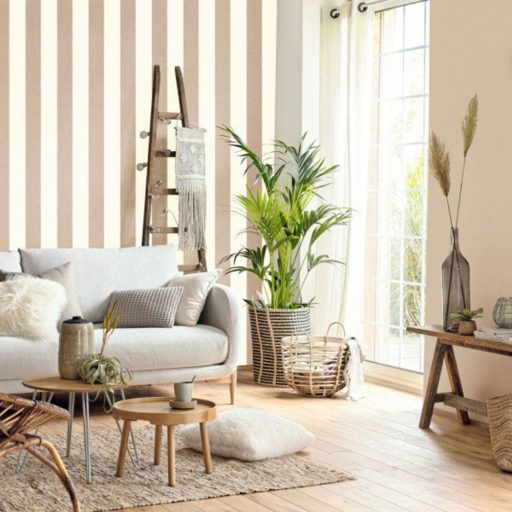 Caselio Outlines 64522412 Finoman strukturált egyszínű minta bézs/szürkésbézs tónus tapéta