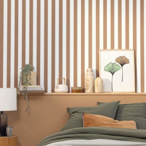 Caselio Outlines 64522578 Finoman strukturált egyszínű minta teveszőrbarna tónus tapéta