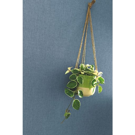 Caselio Only Blue 68526460 Strukturált egyszínű szövetminta kék/sötétkék tapéta