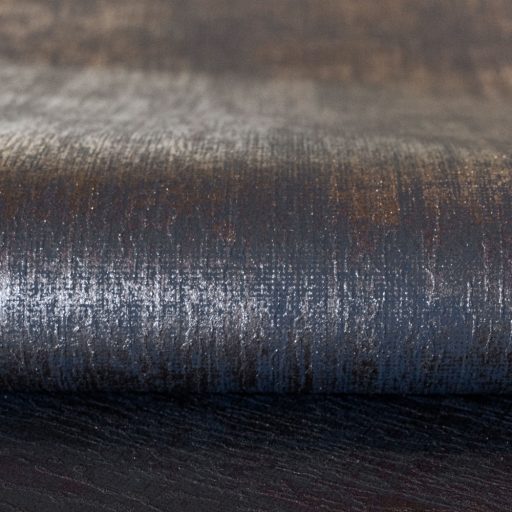 Kézzelfogható és vizuális élmény! Dombornyomott minta speciális csillogó hatással óceánkék lila és roségold/bronz tónus tapéta