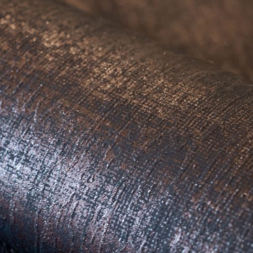 Kézzelfogható és vizuális élmény! Dombornyomott minta speciális csillogó hatással óceánkék lila és roségold/bronz tónus tapéta