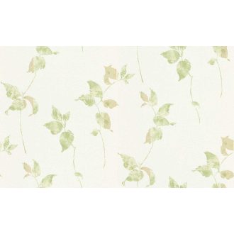   Erismann Prime Time 2, 6489-07 Natur Romantikus levélminta fehér és zöld tónus tapéta
