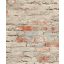 Rasch Andy Wand 649420 Natur kultikus Loft téglafal világosszürke szürkésbarna téglapiros tapéta
