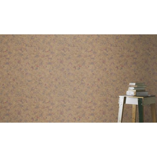 Rasch Andy Wand 649710 Natur/Ipari design játékos könnyedséggel texturált minta fémes arany éjkék lila tapéta